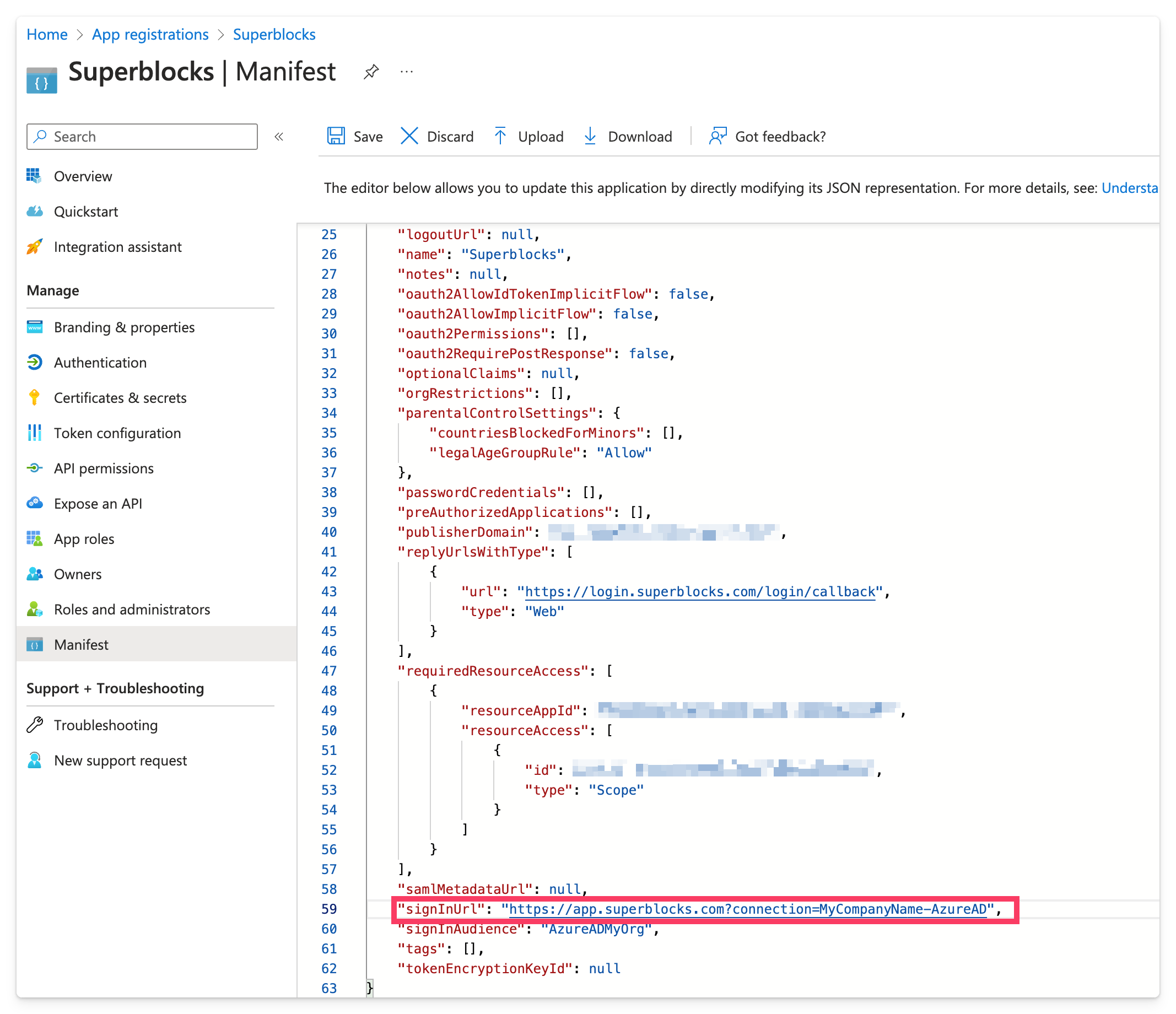 Update signInURL for IdP-initiated login