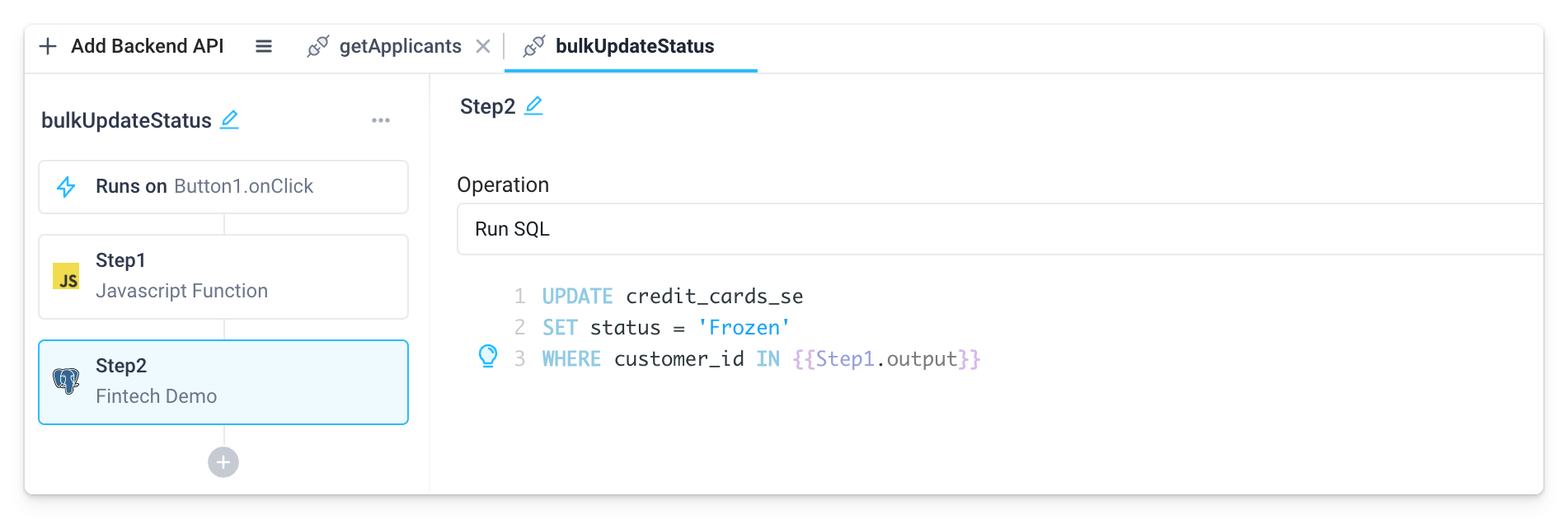 Step 2 - SQL