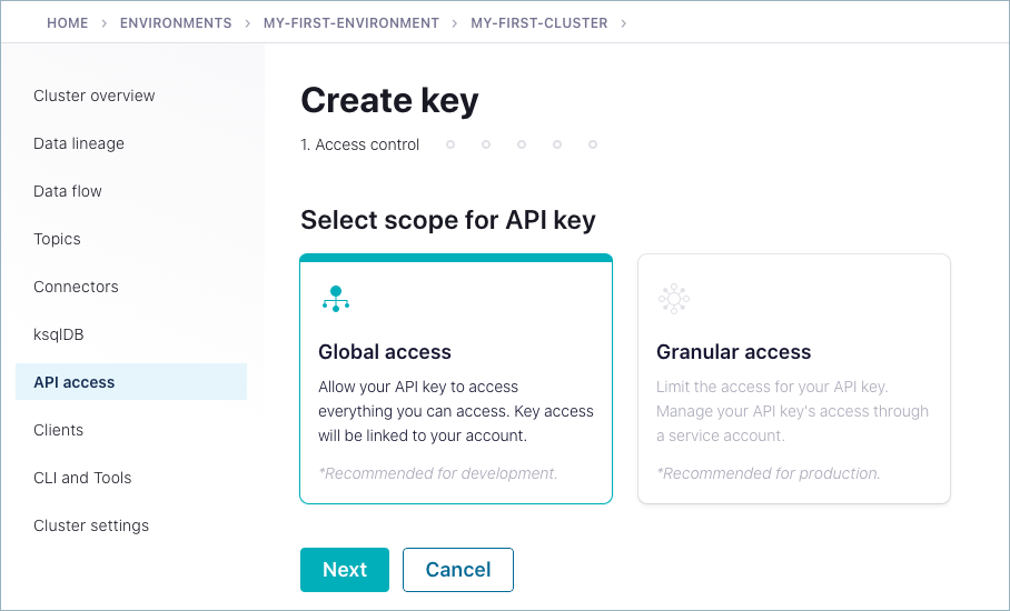 Confluent API Key