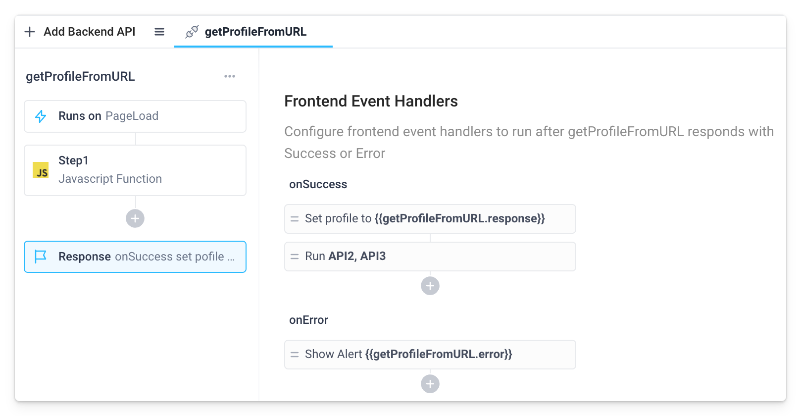 set profile from url query parameter