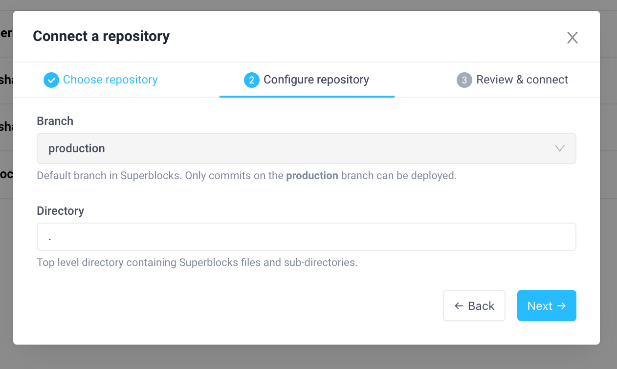 Configure Repository