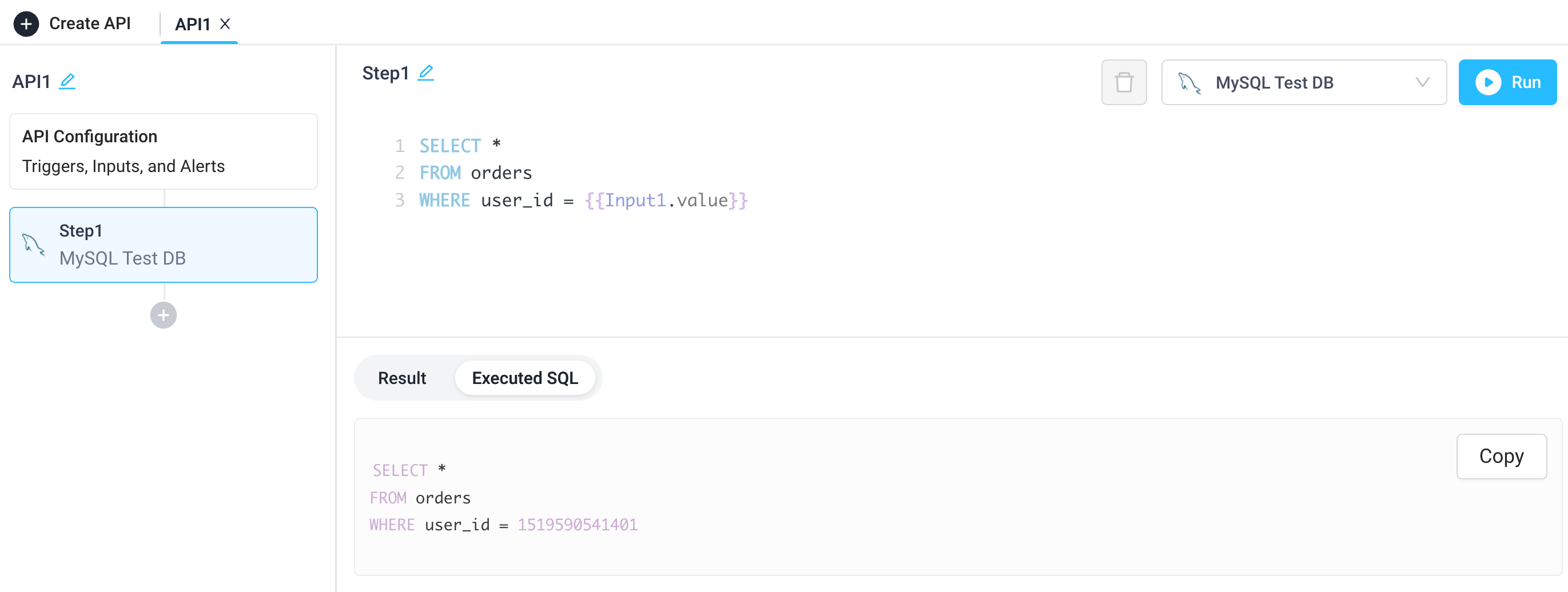 See the executed SQL of a MySQL query