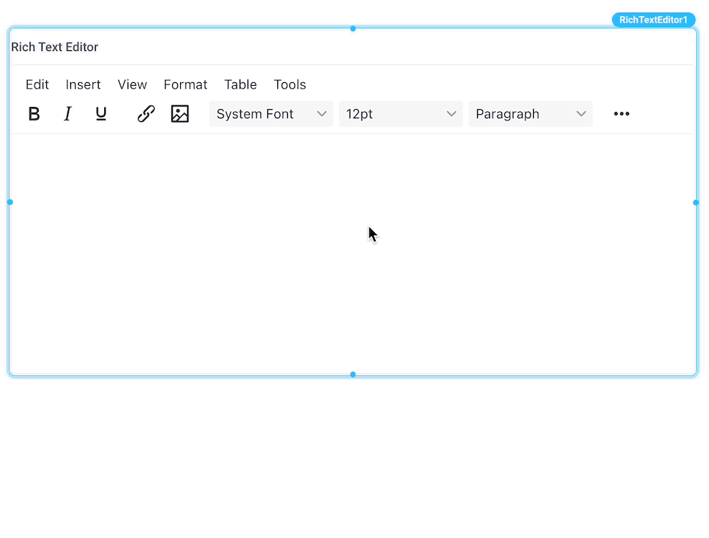 Use the rich text editor to allow users to easily format text and use its output in HTML