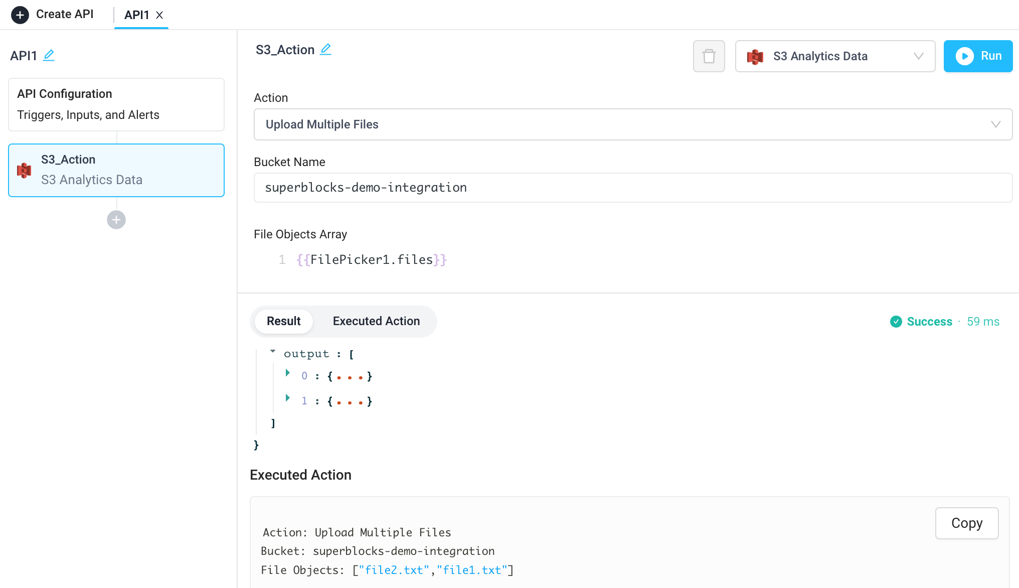 Upload multiple files to an S3 bucket