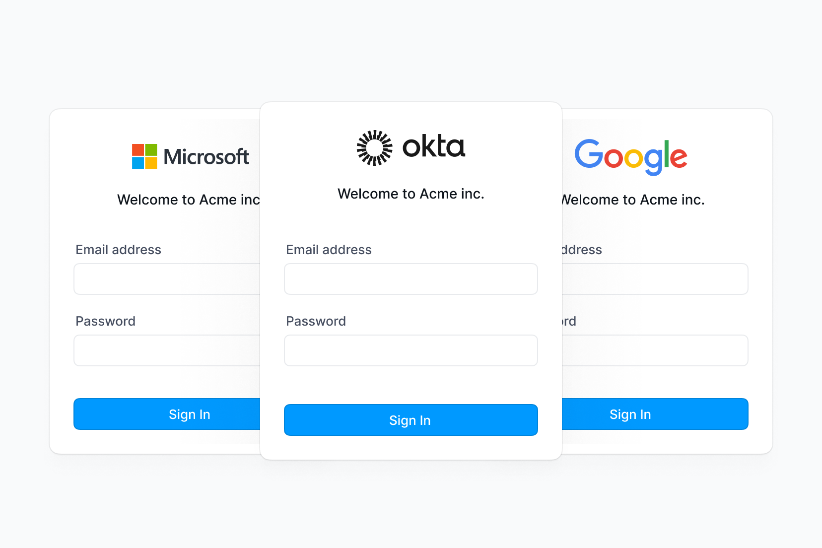 Single sign-on overview