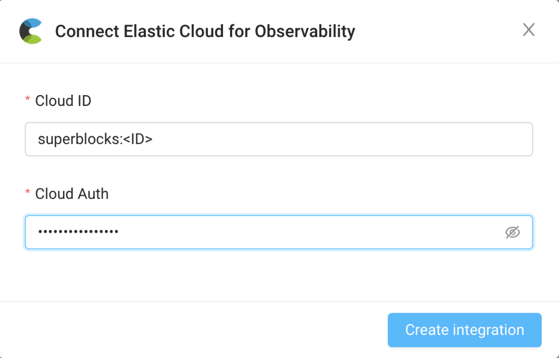 Connecting to Elastic Cloud